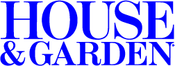 House & Garden logo in blue
