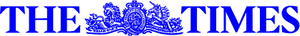 The Times logo in blue