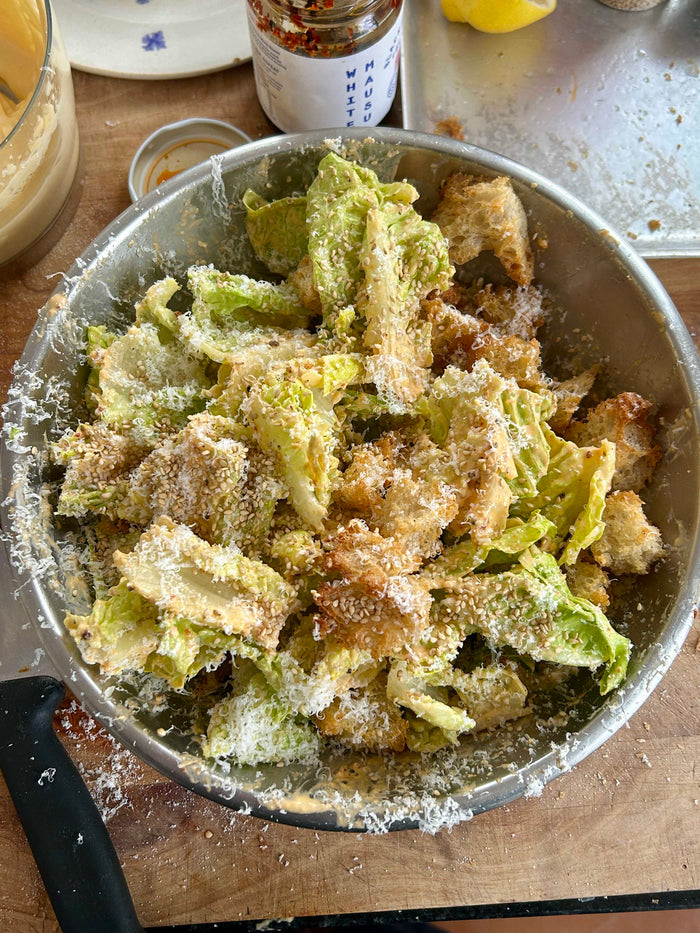 End of Jar Caesar Dressing