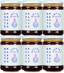 Six jars of White Mausu Black Bean Rāyu.